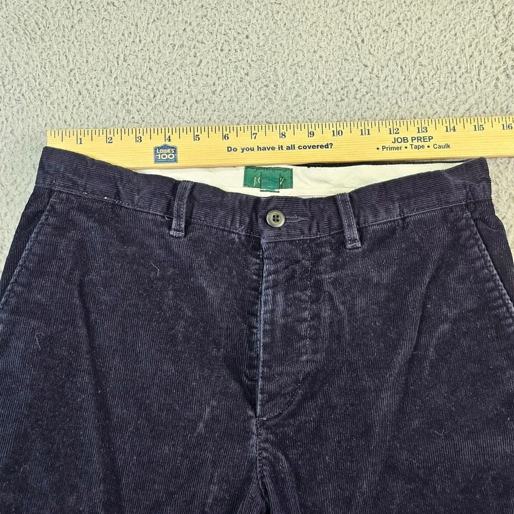 J.Crew Corduroy Pants Mens 29x30 Blue Classic Straight Chino Stretch Casual